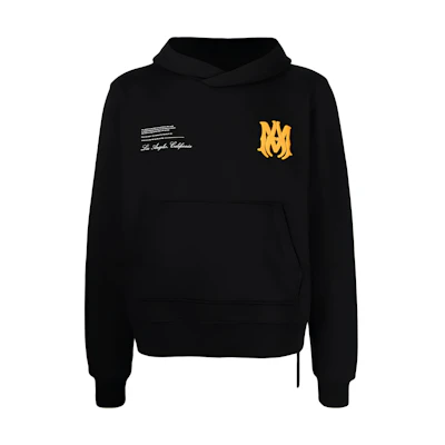 AMIRI FW22 Solid Logo Print Hoodie Black () PF22MJL020