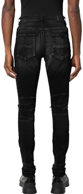 AMIRI FW22 Jeans Ajustados Negros Lavados y Desgastados Slim Fit. AW22MDS013-023 Shop AMIRI FW22 Jeans Ajustados Negros Lavados y Desgastados Slim Fit. AW22MDS013-023
