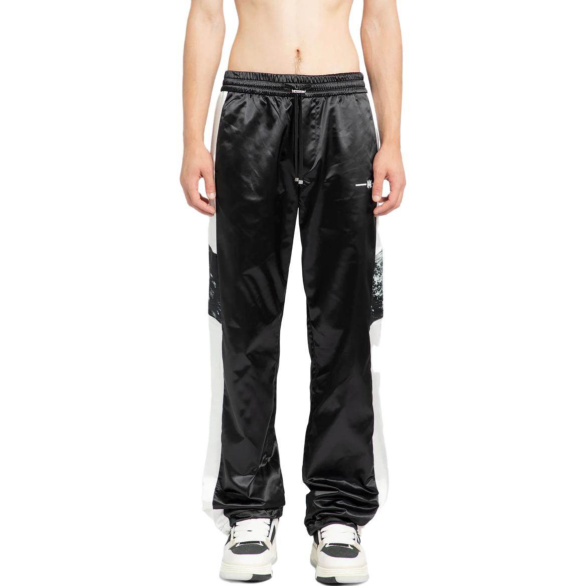 AMIRI FW23  Black Straight-Leg Elastic Track Pants with Side Stripes. PF23MAW006-001 圖 4