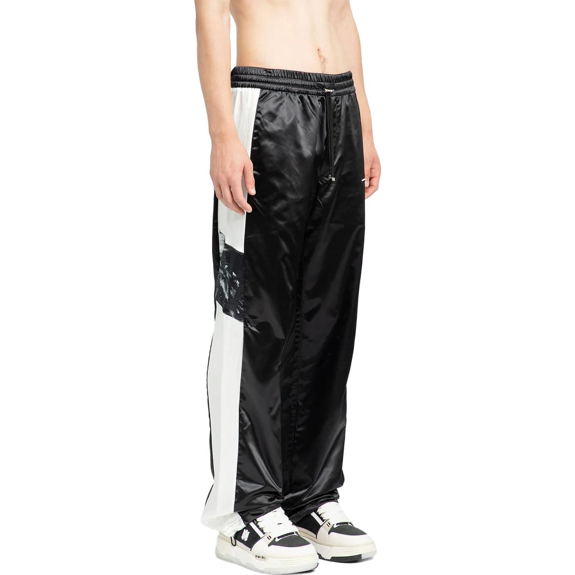 AMIRI FW23  Black Straight-Leg Elastic Track Pants with Side Stripes. PF23MAW006-001 圖 6