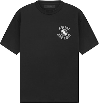AMIRI FW23 黑色T恤 字母唱片圖案印花 AW23MJG009-001 Buy AMIRI FW23 黑色T恤 字母唱片圖案印花 AW23MJG009-001