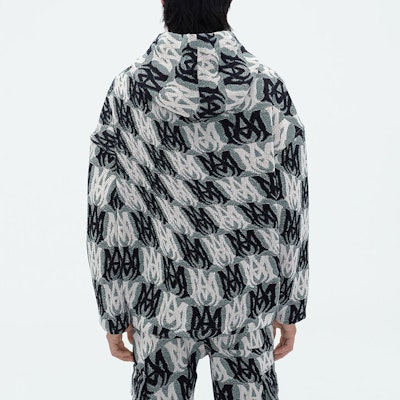 AMIRI FW23 全印花绿色连帽长袖卫衣上衣. AW23MOS010-560 Shop AMIRI FW23 全印花绿色连帽长袖卫衣上衣. AW23MOS010-560