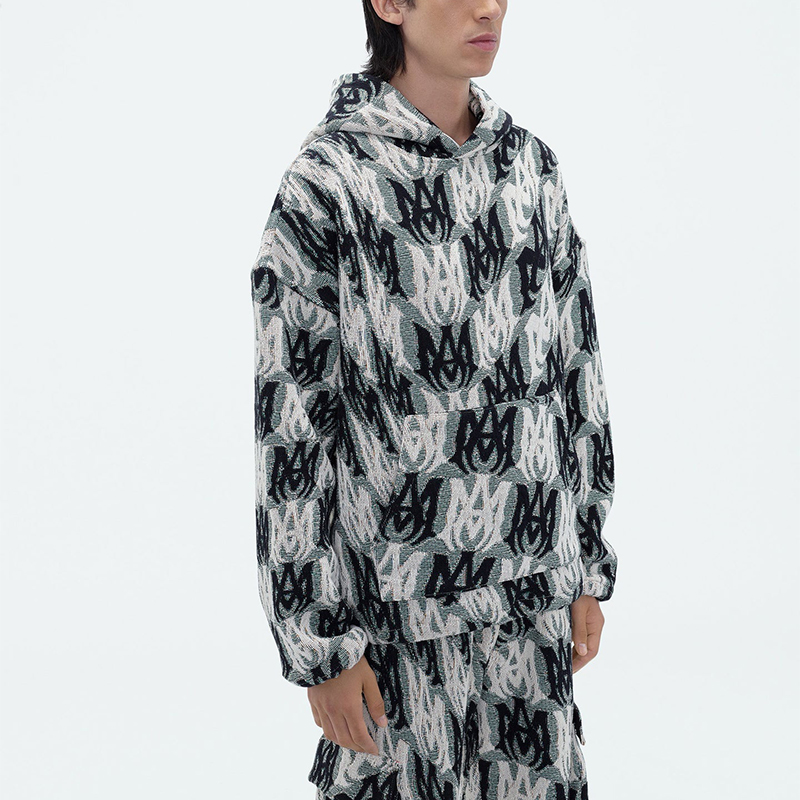 Purchase AMIRI FW23 全印花绿色连帽长袖卫衣上衣. AW23MOS010-560