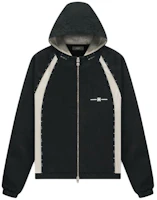 AMIRI FW23 Black Cotton Zip-Up Hoodie Jacket - Relaxed Fit PF23MOS009 AMIRI FW23 Black Cotton Zip-Up Hoodie Jacket - Relaxed Fit PF23MOS009