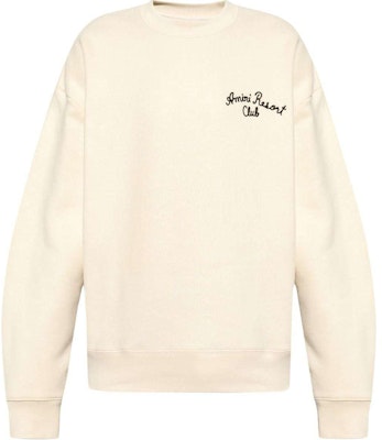 AMIRI FW24 Beige Sweater Oversized dengan Sulaman Huruf. AMJYCW1035-BEIGE Buy AMIRI FW24 Beige Sweater Oversized dengan Sulaman Huruf. AMJYCW1035-BEIGE