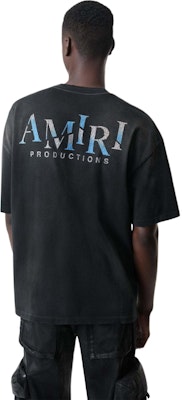 AMIRI 2024秋冬黑色印花寬鬆版型短袖T恤 男款 AMJYTE1100-001 Shop AMIRI 2024秋冬黑色印花寬鬆版型短袖T恤 男款 AMJYTE1100-001