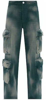 AMIRI 漸層拉鍊直筒牛仔褲 男士深綠色 PF23MAW040-310 Buy AMIRI 漸層拉鍊直筒牛仔褲 男士深綠色 PF23MAW040-310