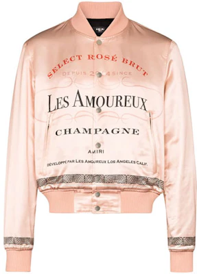 AMIRI Les Amoureux Pink Printed Bomber Jacket F0M04176VS-111 Buy AMIRI Les Amoureux Pink Printed Bomber Jacket F0M04176VS-111