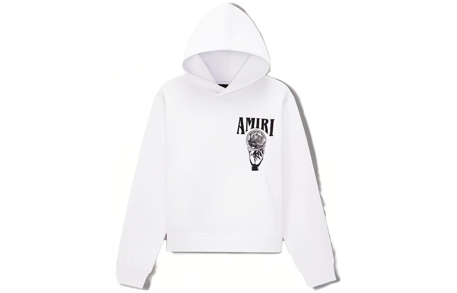 AMIRI Letter Logo Graphic Print Sweatshirt White PS23MJG005-1