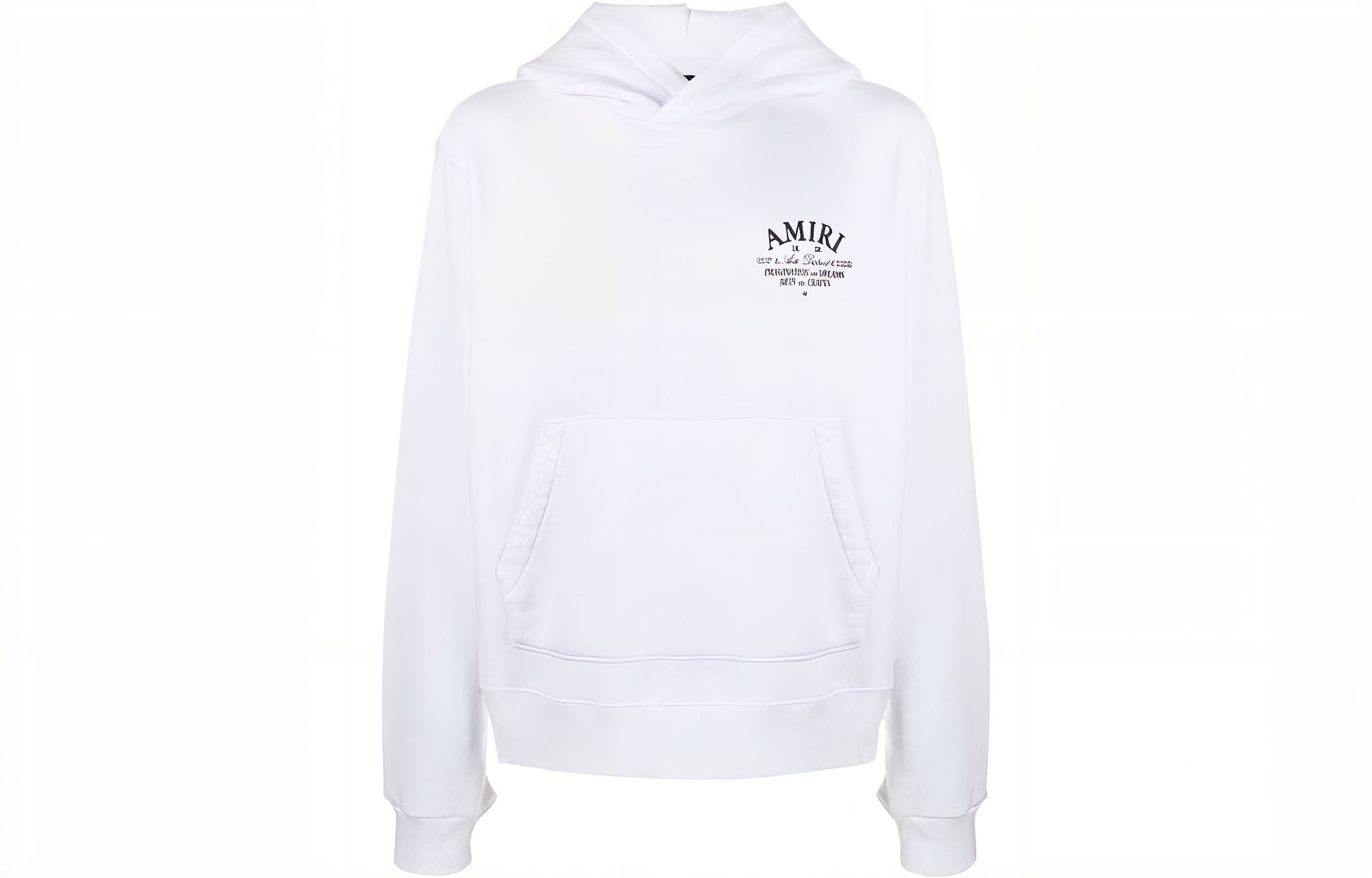 AMIRI Letter Print Hoodie Pullover Unisex White PF23MJG024-100