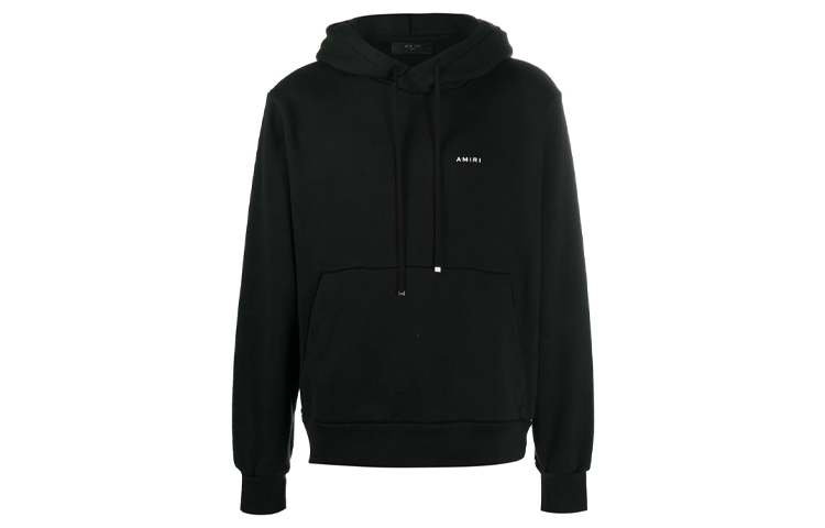 AMIRI Logo Cotton Hoodie Black () W0M02545TE-BLK