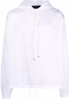 AMIRI Logo Print White Hoodie Casual Long Sleeve Pullover SS23MOS043-100 AMIRI Logo Print White Hoodie Casual Long Sleeve Pullover SS23MOS043-100