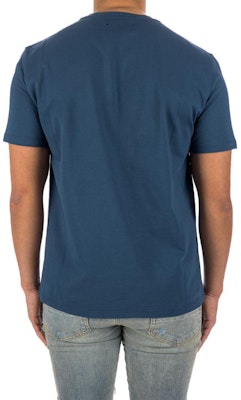 AMIRI 男款藍色Logo印花圓領短袖T恤。 SS22MJL004433 Shop AMIRI 男款藍色Logo印花圓領短袖T恤。 SS22MJL004433