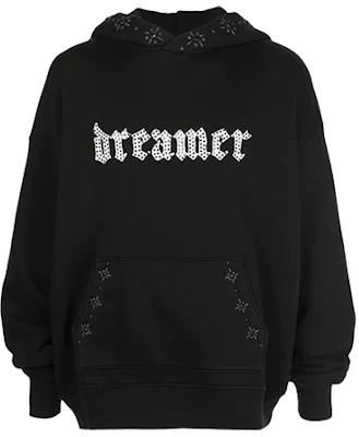 AMIRI Logo Rivet Hoodie Black () W9M02328TE Buy AMIRI Logo Rivet Hoodie Black () W9M02328TE