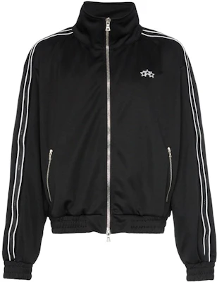 AMIRI Logo Star Embroidered Zip Bomber Jacket Black Fashion MOTRCAMKBLACK Buy AMIRI Logo Star Embroidered Zip Bomber Jacket Black Fashion MOTRCAMKBLACK