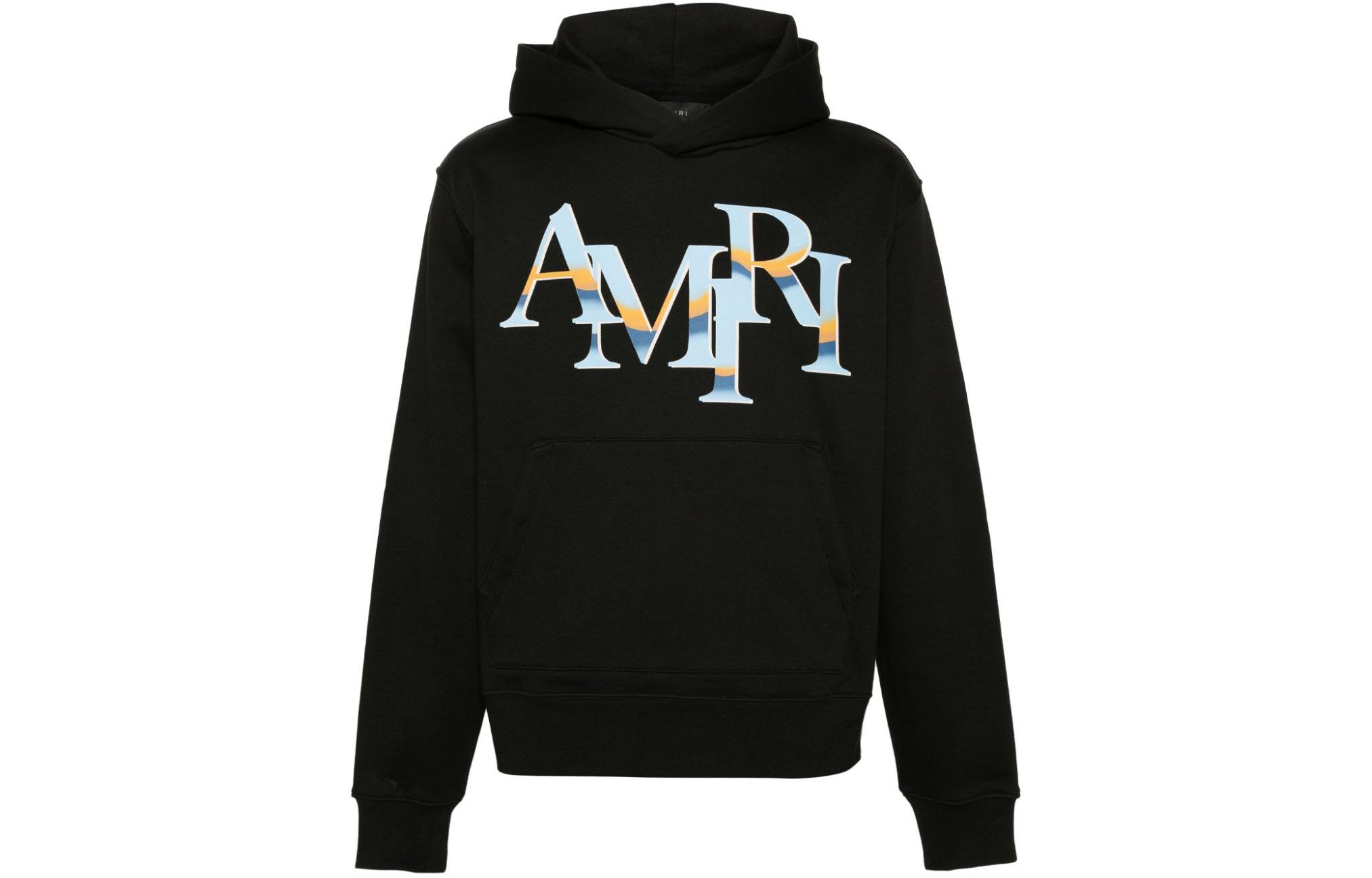 AMIRI Metallic Logo Print Hoodie Black PS24MJL021-001
