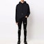 Lookbook AMIRI MX1 男士修身黑色破洞牛仔褲 PXMDS154-018
