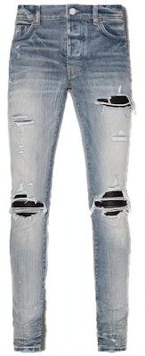 AMIRI MX1 SS22 藍色磨損修身牛仔褲 秋季系列 PXMD001-408 Order AMIRI MX1 SS22 藍色磨損修身牛仔褲 秋季系列 PXMD001-408