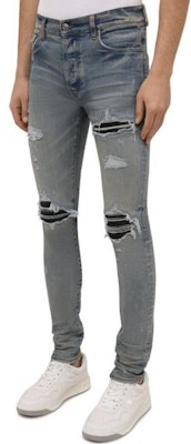 AMIRI MX1 SS22 藍色磨損修身牛仔褲 秋季系列 PXMD001-408 Purchase AMIRI MX1 SS22 藍色磨損修身牛仔褲 秋季系列 PXMD001-408