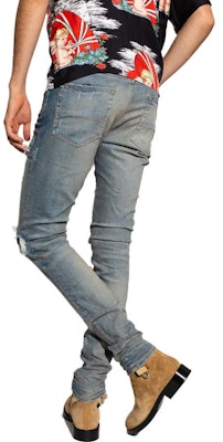 AMIRI MX1 SS22 藍色磨損修身牛仔褲 秋季系列 PXMD001-408 Sizing AMIRI MX1 SS22 藍色磨損修身牛仔褲 秋季系列 PXMD001-408