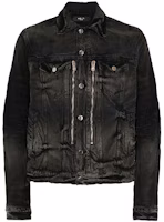 AMIRI Paisley Patchwork Denim Jacket Unisex - Black. F0M04178RD-BLACK AMIRI Paisley Patchwork Denim Jacket Unisex - Black. F0M04178RD-BLACK