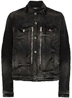 Order AMIRI Paisley Patchwork Denim Jacket Unisex - Black. F0M04178RD-BLACK