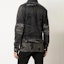 Shop AMIRI 黑色佩斯利拼接丹寧外套 男女款 F0M04178RD-BLACK