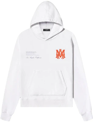 AMIRI Plain Logo Hoodie White Long Sleeve Sweatshirt PF22MJL020-100 Buy AMIRI Plain Logo Hoodie White Long Sleeve Sweatshirt PF22MJL020-100