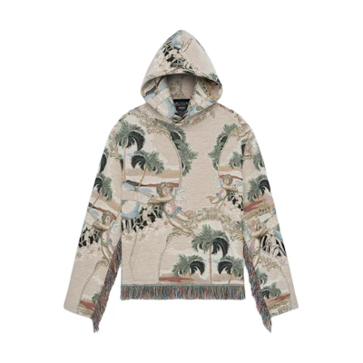 AMIRI Printed Hoodie Beige Long Sleeve AMTAHD1003-100