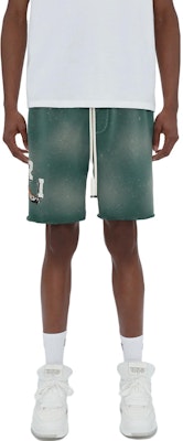 AMIRI 復古虎紋標誌抽繩短褲 綠色 男款。 PF23MJP003-310 Shop AMIRI 復古虎紋標誌抽繩短褲 綠色 男款。 PF23MJP003-310