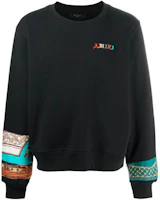AMIRI Scarf Print Crewneck Pullover Sweatshirt Men’s Black W0M02535TE-BLK AMIRI Scarf Print Crewneck Pullover Sweatshirt Men’s Black W0M02535TE-BLK