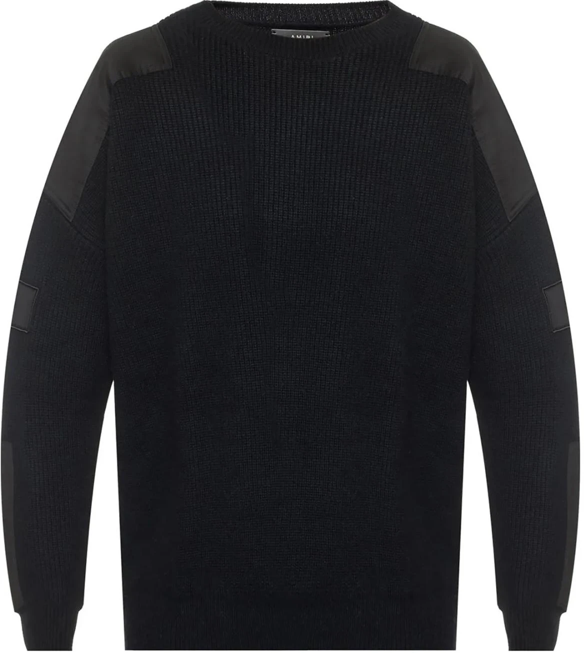 amiri-solid-color-crewneck-ribbed-sweatshirt-black-w9-m05130-wc-blk