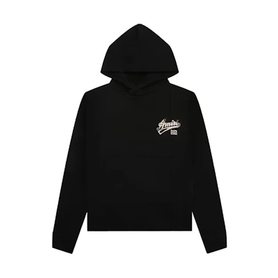 AMIRI Solid Color Logo Embroidered Hoodie Men’s Black SS23MJG007-001