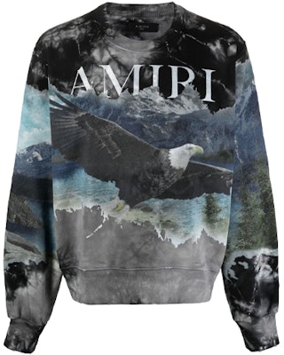 AMIRI SS21 黑色連帽衫 鷹標誌印花 MJGC005-001 Order AMIRI SS21 黑色連帽衫 鷹標誌印花 MJGC005-001