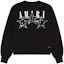 Order AMIRI SS21 Black Star Crewneck Long Sleeve Sweatshirt MJGC003-001