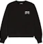 Lookbook AMIRI SS21 Black Star Crewneck Long Sleeve Sweatshirt MJGC003-001