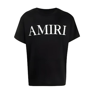AMIRI SS21 Logo Print Cotton Short-Sleeve T-Shirt Black MJLT002-001
