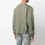 Shop AMIRI SS21 Logo Print Crewneck Sweatshirt Green MJLC001-MILITARYGREEN