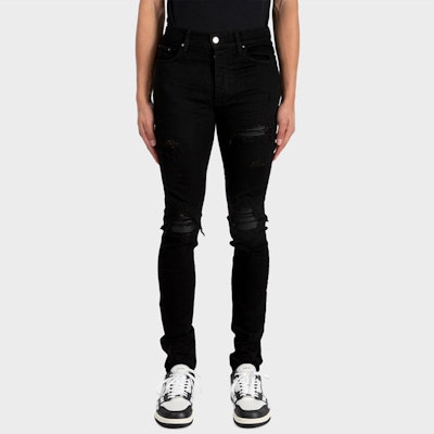AMIRI SS21 MX1 スキニー ブラック メンズ ジーンズ ディストレスト. MDS005-001 Shop AMIRI SS21 MX1 スキニー ブラック メンズ ジーンズ ディストレスト. MDS005-001