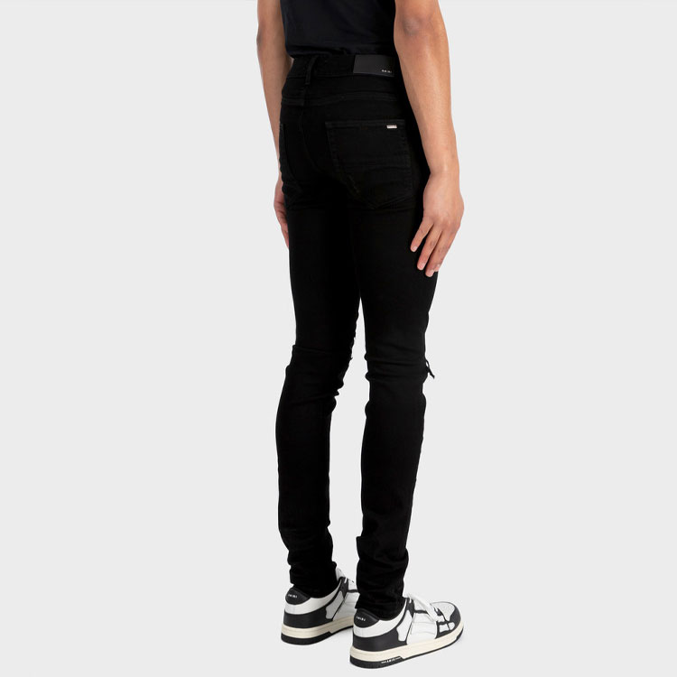 Purchase AMIRI SS21 MX1 スキニー ブラック メンズ ジーンズ ディストレスト. MDS005-001