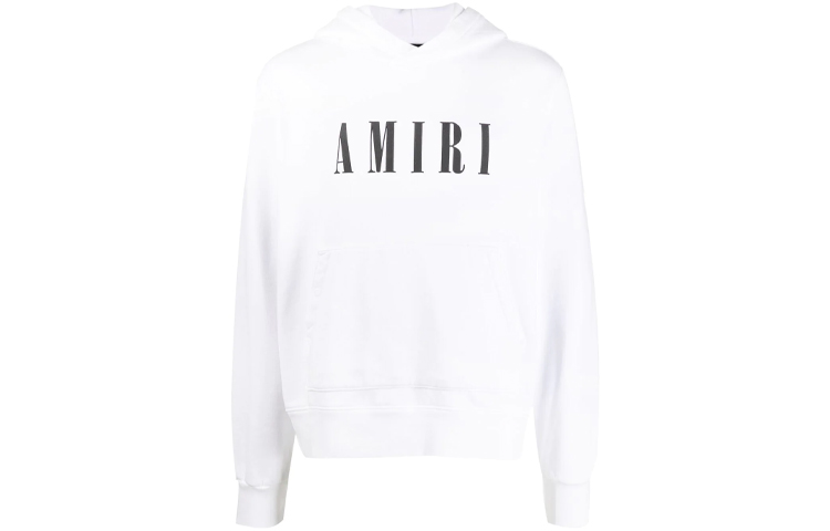 AMIRI SS21 Oversized Logo Hoodie White MJLH003-100