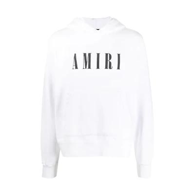 AMIRI SS21 Oversized Logo Hoodie White MJLH003-100