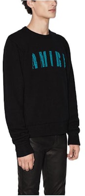 AMIRI SS22 黑色羊絨針織衫 賈卡標誌設計 PS22MKL034 Shop AMIRI SS22 黑色羊絨針織衫 賈卡標誌設計 PS22MKL034