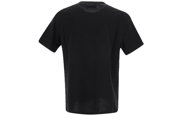 Lookbook AMIRI SS22 黑色棉質Logo印花圓領T恤。 SS22MJL004-001