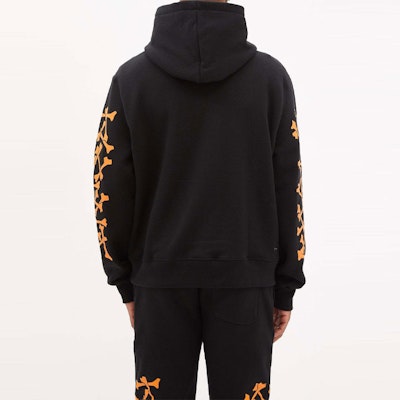 AMIRI SS22 骨頭圖案設計黑色連帽衫. MJG024063 Shop AMIRI SS22 骨頭圖案設計黑色連帽衫. MJG024063