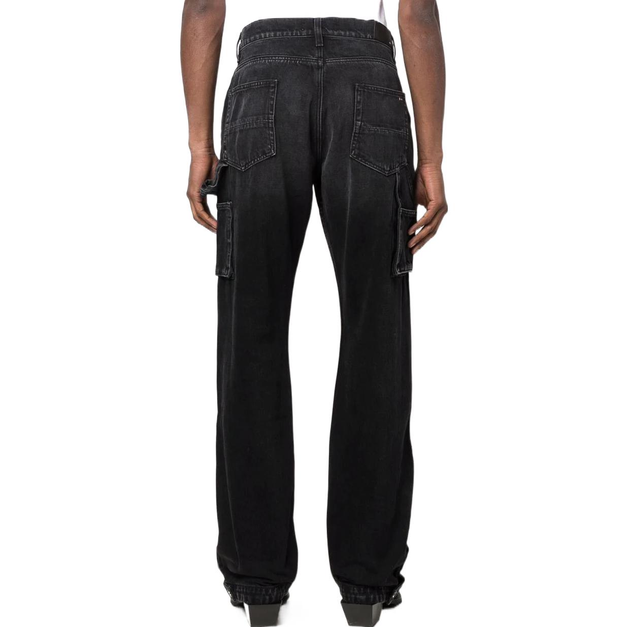 AMIRI SS22  Black Jeans with Patchwork Detail. PS22MDS131023 圖 4