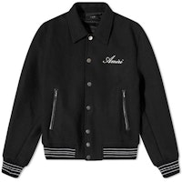 AMIRI SS22 Black Solid Color Single-Breasted Jacket with Collar. XMOS002-001 AMIRI SS22 Black Solid Color Single-Breasted Jacket with Collar. XMOS002-001