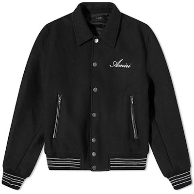 AMIRI SS22 黑色單排扣有領外套. XMOS002-001 Order AMIRI SS22 黑色單排扣有領外套. XMOS002-001