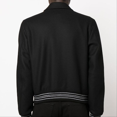 AMIRI SS22 黑色單排扣有領外套. XMOS002-001 1