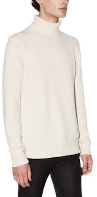 AMIRI SS22 Sweater Kasmir Logo Bordir Kerah Tinggi Off-White. PS22MKL037-1 Purchase AMIRI SS22 Sweater Kasmir Logo Bordir Kerah Tinggi Off-White. PS22MKL037-1